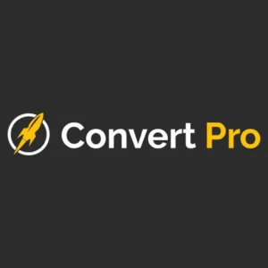Convert Pro interface showing AI-powered popup builder, A/B testing dashboard, and behavioral targeting rules
